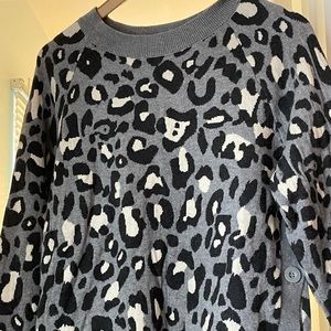 Stella & Dot animal print sweater